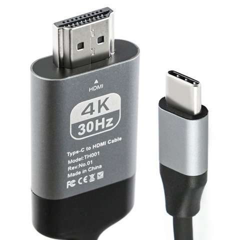 Alogy Kabel do komputera adapter przewód USB Type-C - HDMI 4k/30Hz 200cm