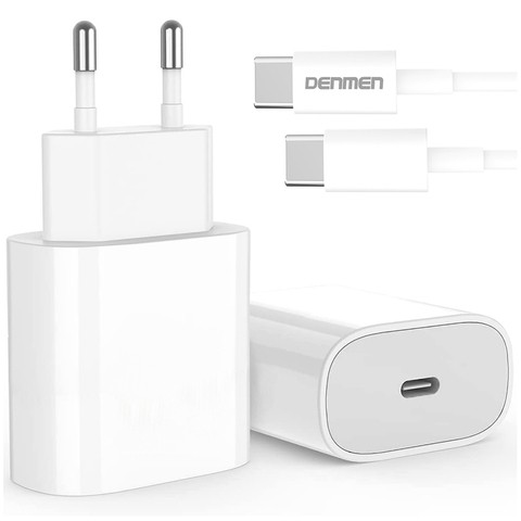 Alogy Ładowarka sieciowa szybka USB-C PD 20W + Kabel Lightning do iPhone 1m Biały