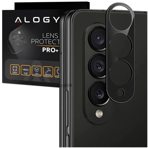 Alogy Lens Protector PRO+ Metalowa osłonka aparatu na obiektyw do Samsung Galaxy Z Fold 4 Czarna