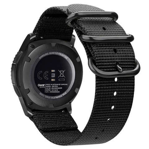 Alogy Pasek do zegarka nylon strap do Huawei Watch GT 2 Pro (22mm) Czarny