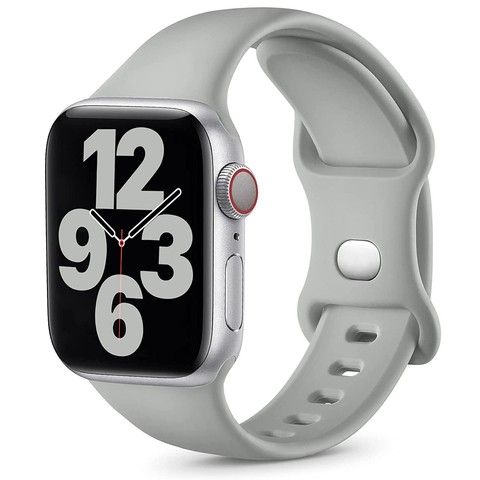 Alogy Sportowy gumowy pasek do smartwatcha do Apple Watch 38/40/41mm Szary