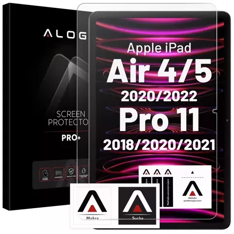 Alogy Szkło hartowane 9H na ekran do iPad Air 4 2020/ Air 5 2022/ iPad Pro 11 2018/ 2020