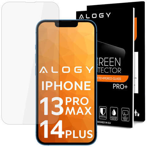 Alogy Szkło hartowane do telefonu na ekran do Apple iPhone 13 Pro Max/ 14 Plus