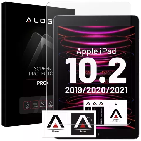 Alogy Szkło hartowane na tablet do Apple iPad 10.2 2019/ 2020/ 2021 (7/8/9Gen)