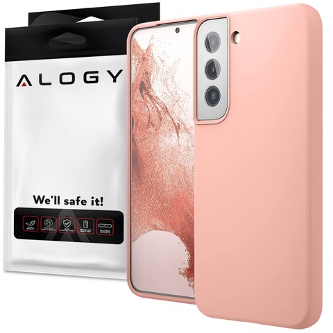 Alogy Thin Soft Case Etui ochronne do telefonu do Samsung Galaxy S22 Plus Różowe