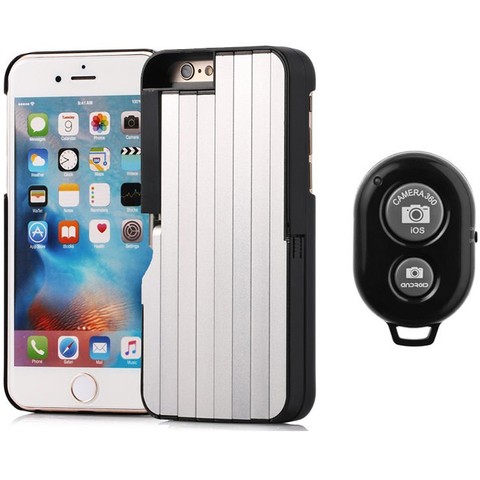 Etui Selfie Case Apple iPhone 6 / 7 / 8 / SE 2022/2020 czarny + Pilot Sterujący