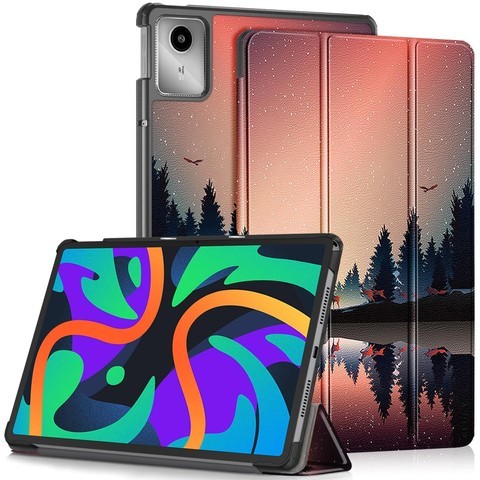 Etui do Lenovo Tab K11E / M11 10.95" TB330FU / TB330XU / TB331FC obudowa na tablet Case Alogy Book Cover Lake + Szkło + Rysik