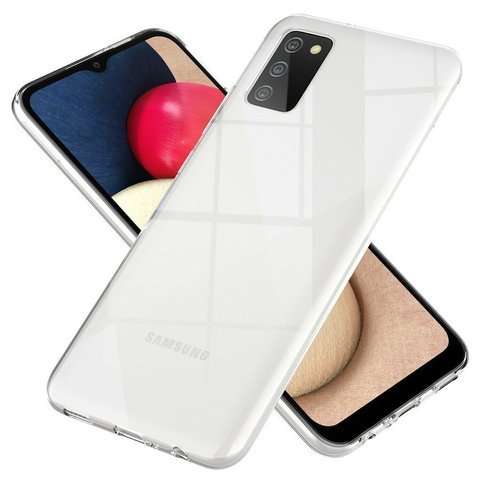 Etui na telefon silikonowe do Samsung Galaxy A02s silikonowe przezroczyste
