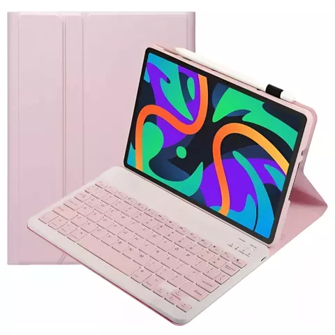 Etui ochronne z klawiaturą Alogy Keyboard case klawiatura bezprzewodowa do Lenovo Tab K11E / M11 10.95" TB330FU / TB330XU / TB331FC różowe