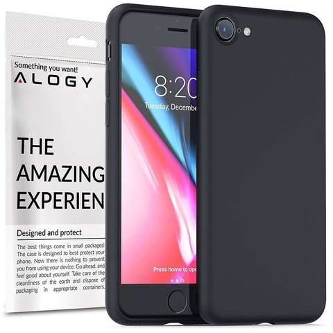 Etui silikonowe Alogy slim case do Apple iPhone 7/ 8 / SE 2022/2020 czarne