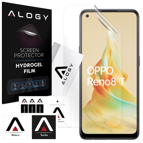 Folia Hydrożelowa do Oppo Reno 8T 4G ochronna na telefon na ekran Alogy Hydrogel Film