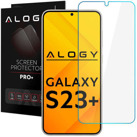 Screen Protector PRO+ Szkło hartowane 9H Alogy ochrona na ekran do Samsung Galaxy S23 Plus