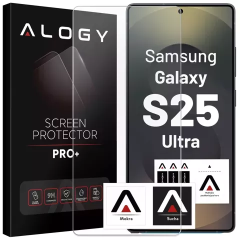 Szkło hartowane do Samsung Galaxy S25 Ultra ochronne szkiełko na ekran 9H Alogy Heavy Pro+™️