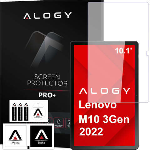 Szkło hartowane na ekran Lenovo M10 10.1' TB328 TB-328FU TB-328XU 3gen Alogy Screen Protector Pro+ 9H