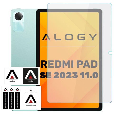 Szkło hartowane na ekran Xiaomi Redmi Pad SE 11.0” 2023 Alogy Screen Protector Pro+ 9H