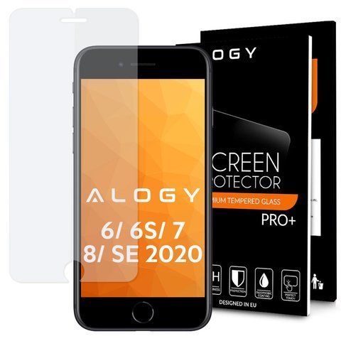 Szkło na telefon Alogy hartowane do Apple iPhone 6, 6S, 7, 8, SE 2022/2020