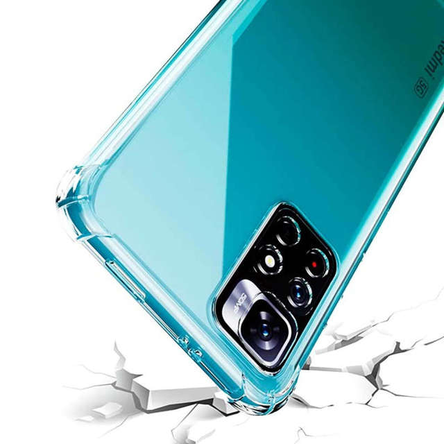  Alogy Etui na telefon pancerne ShockProof Case do Xiaomi Poco M4 Pro 5G Przezroczyste