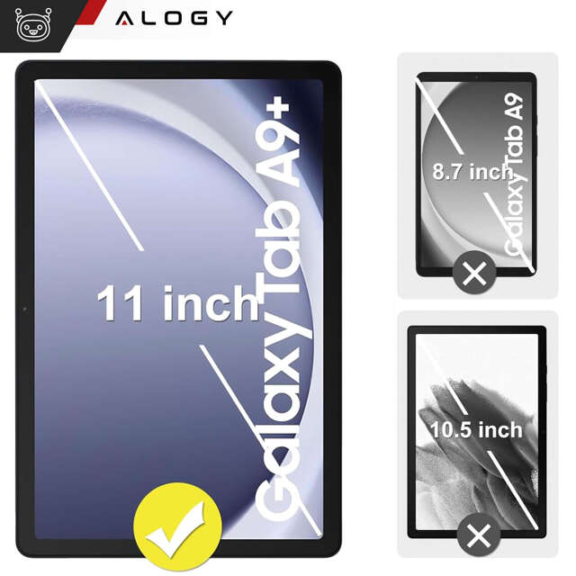  Alogy Screen Protector Pro+ Szkło hartowane do Samsung Galaxy Tab A9+ Plus 2023 11" X210/X215/X216 na ekran na tablet