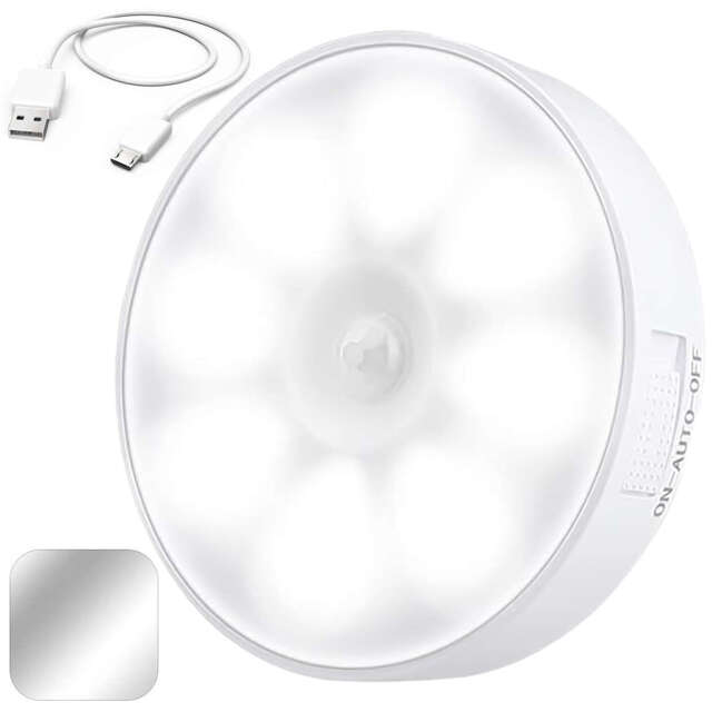 2x Alogy Lampka LED z czujnikiem ruchu Sensor Light Bezprzewodowa lampa nocna oświetlenie meblowe Światło zimne