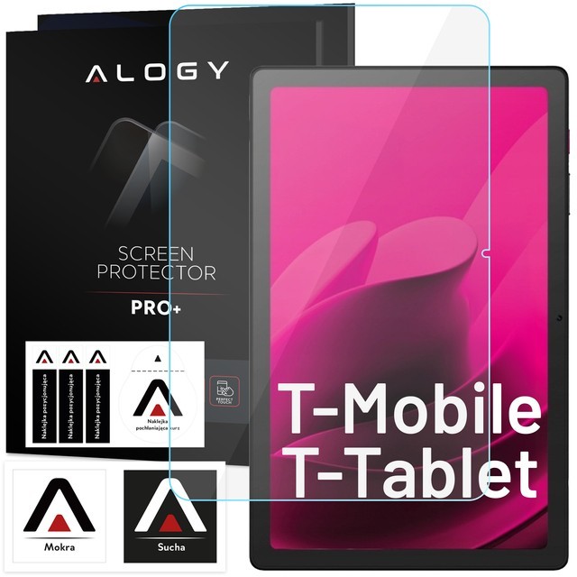 2x Szkło hartowane do T-Mobile T Tablet 5G 10.36" na tablet ekran Alogy Screen Protector Pro+ 9H