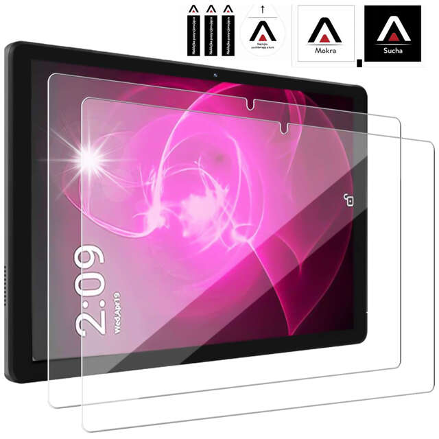 2x Szkło hartowane do T-Mobile T Tablet 5G 10.36" na tablet ekran Alogy Screen Protector Pro+ 9H