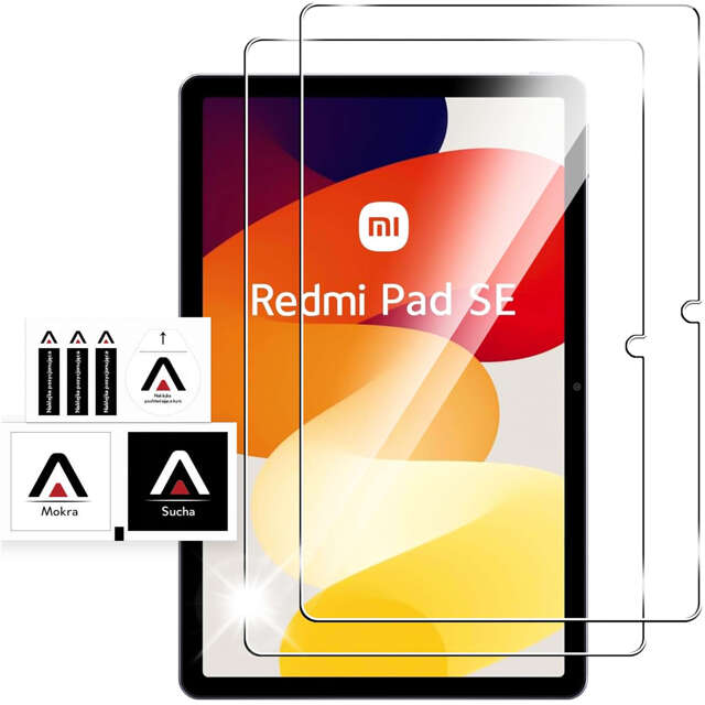 2x Szkło hartowane do Xiaomi Redmi Pad SE 11.0” 2023 na tablet ekran Alogy Screen Protector Pro+ 9H