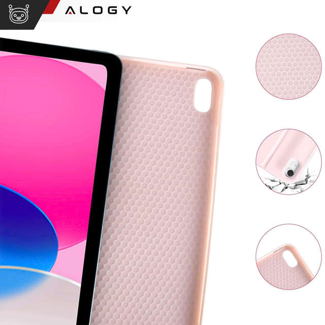 Alogy 2w1 Ładowarka indukcyjna Qi do iPhone + AirPods 15W Szara