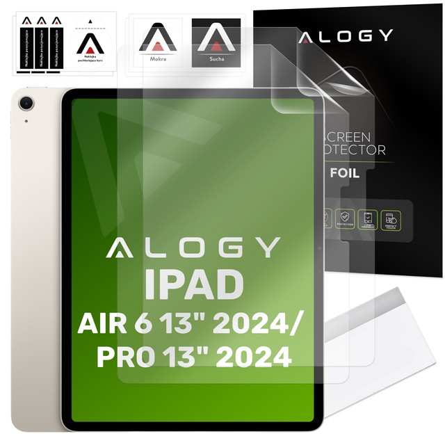 Alogy 2x Folia matowa Matte Paper Screen Feel do Apple iPad Air 6 13" 2024 / iPad Pro 13" 2024