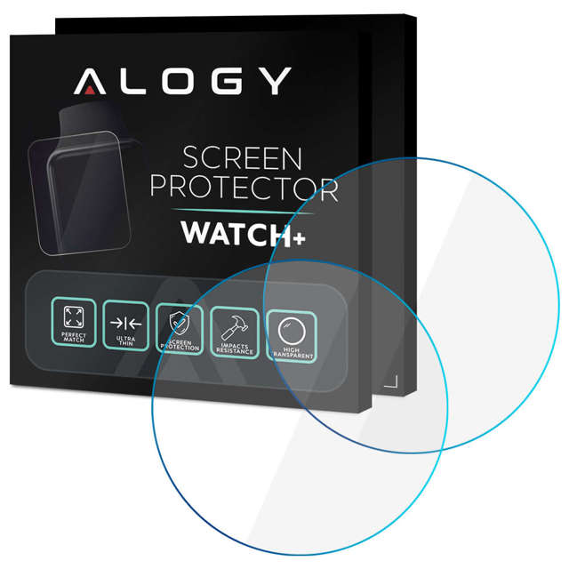 Alogy 2x Szkło Hartowane do smartwatcha do Samsung Galaxy Watch 5 Pro 45mm