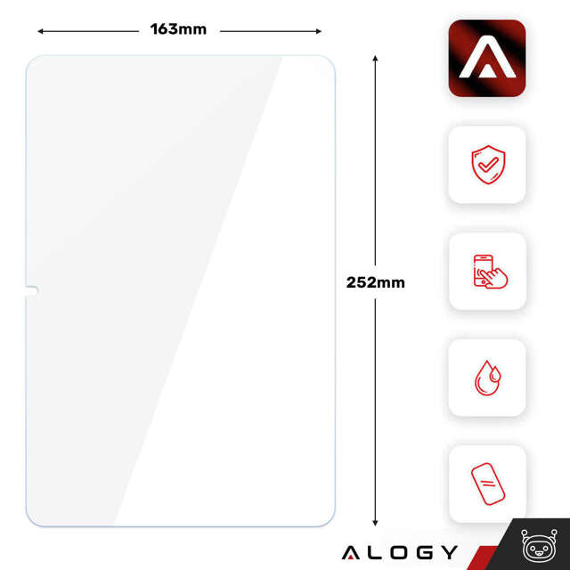 Alogy 2x Szkło hartowane do Lenovo Tab M11 10.95" TB330FU/TB330XU/TB331FC na tablet ekran Screen Protector Pro+ 9H