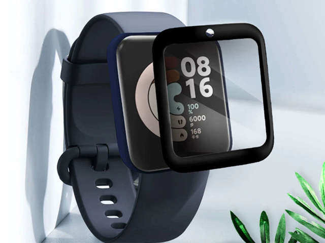 Alogy 2x Szkło na smartwatch elastyczne 3D do Xiaomi Mi Watch Lite Black