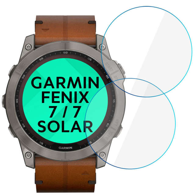 Alogy 2x Szkło ochronne do smartwatcha 9H do Garmin Fenix 7 / 7 Solar
