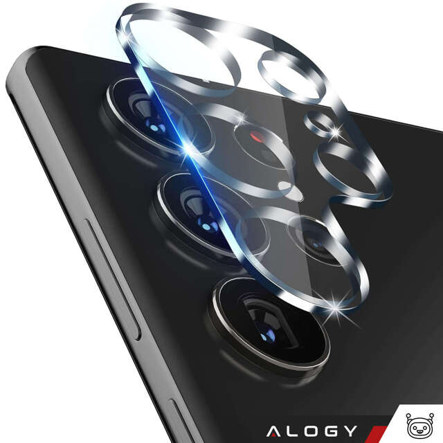 Alogy 3x Szkło hartowane do Galaxy S24 Ultra na ekran + 2x szkło na obiektyw Screen Protector Pro+ 9H