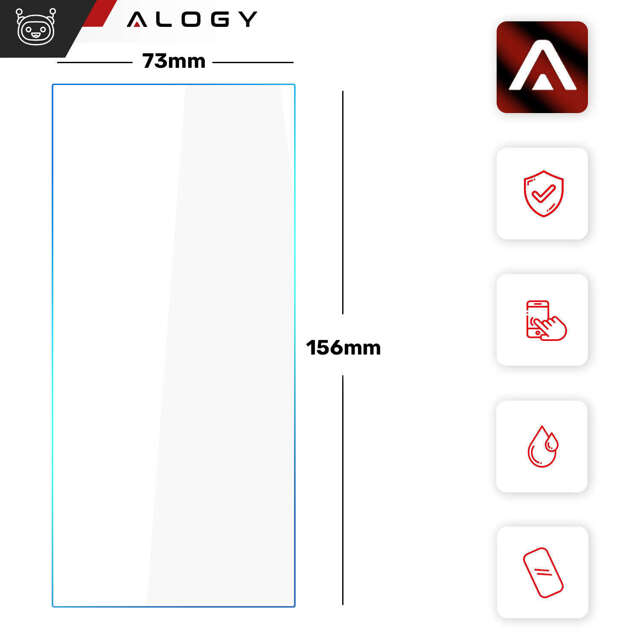 Alogy 3x Szkło hartowane do Galaxy S24 Ultra na ekran + 2x szkło na obiektyw Screen Protector Pro+ 9H