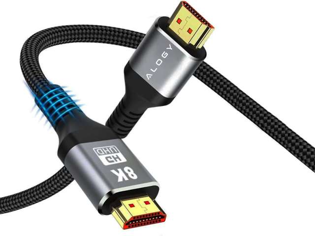 Alogy 8K Kabel HDMI 2.1 60Hz 48GBps 2m Czarny