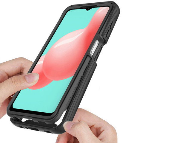 Alogy Armor Case etui do Samsung Galaxy A32 5G pancerny pokrowiec Czarny