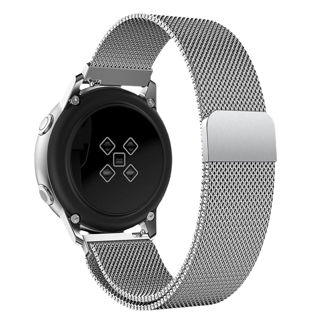 Alogy Bransoleta Milanese pasek stal nierdzewna do smartwatcha 20mm Srebrna
