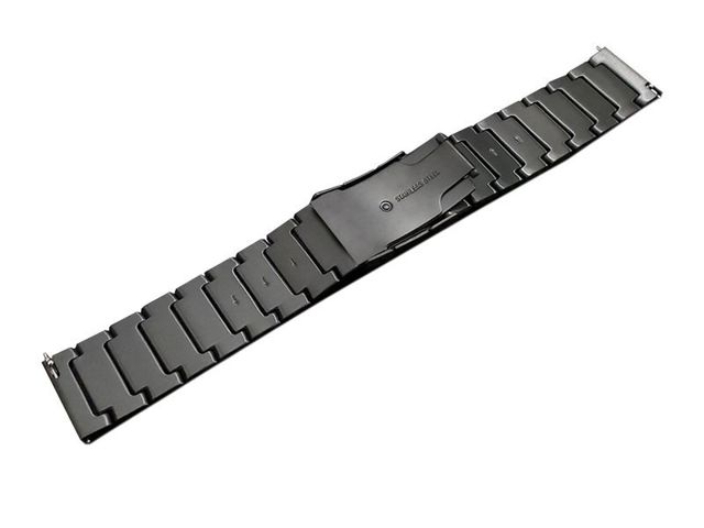 Alogy Bransoleta Steel Simple pasek stal nierdzewna do smartwatcha 20mm Czarna