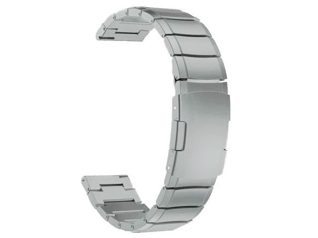 Alogy Bransoleta Steel Simple pasek stal nierdzewna do smartwatcha 20mm Srebrna