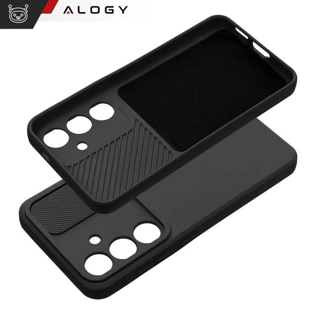 Alogy Camshield Etui do Samsung Galaxy S24 pancerne obudowa ochrona aparatu czarne