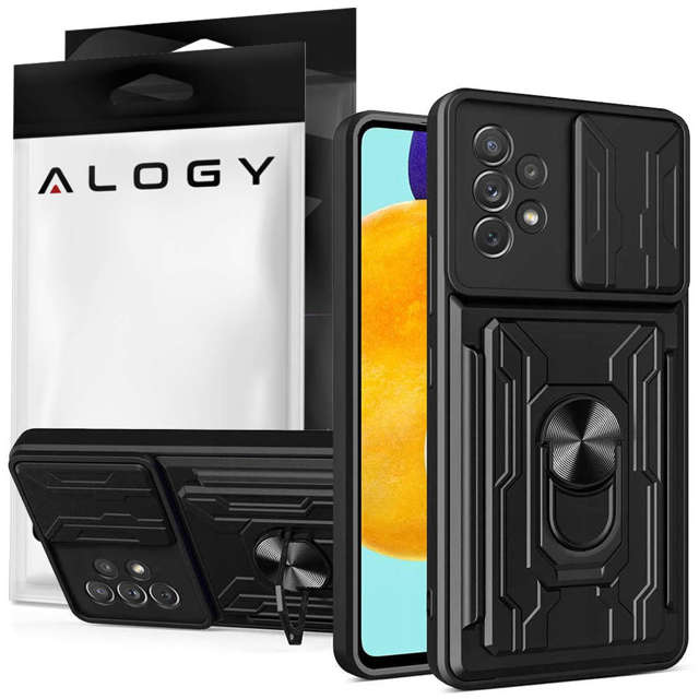 Alogy Camshield Ring Wallet Case z osłonką na aparat i portfelem do Samsung Galaxy A53