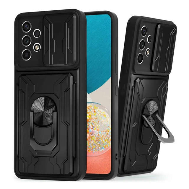 Alogy Camshield Ring Wallet Case z osłonką na aparat i portfelem do Samsung Galaxy A53