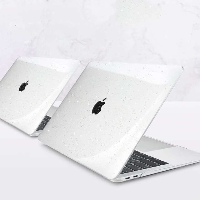 Alogy Etui Hard Case do Apple MacBook Air 13 M1 2020 Glitter Clear