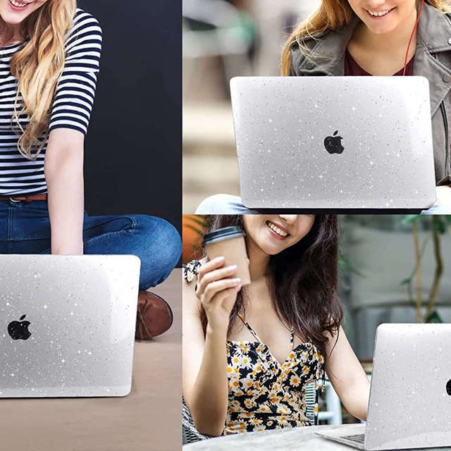 Alogy Etui Hard Case do Apple MacBook Air 13 M1 2020 Glitter Clear