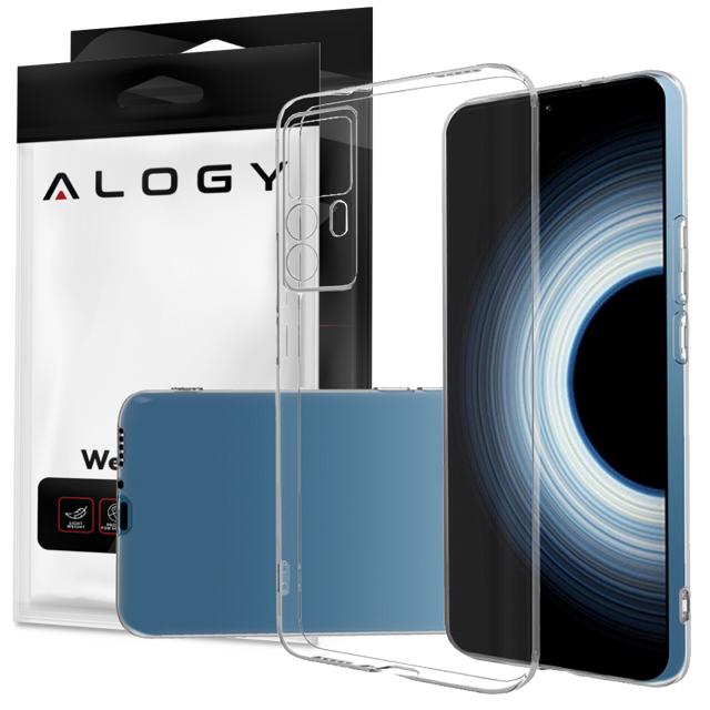 Alogy Etui Silikonowe ochronne TPU obudowa do Xiaomi 12T / 12T Pro Przezroczyste