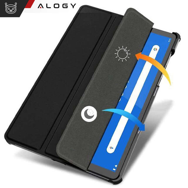 Alogy Etui do Lenovo Tab M8 4gen. TB300XU TB300FU Book Cover Case obudowa ochronne Czarne