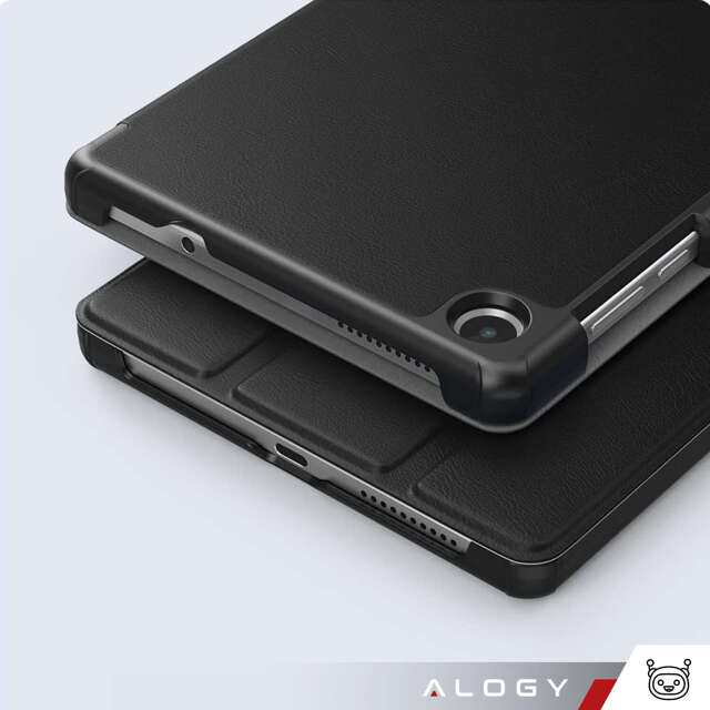 Alogy Etui do Lenovo Tab M8 4gen. TB300XU TB300FU Book Cover Case obudowa ochronne Czarne