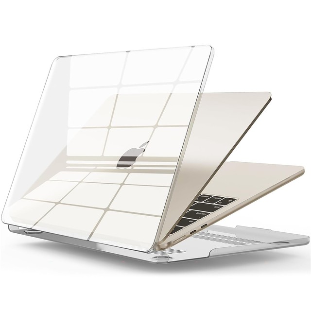 Alogy Etui do Macbook Air 15 M2 2023 A2941 Case obudowa pokrowiec Clear Hard Cover Przezroczyste