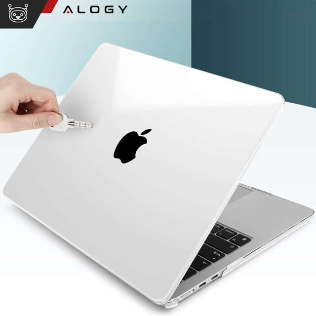 Alogy Etui do Macbook Air 15 M2 2023 A2941 Case obudowa pokrowiec Clear Hard Cover Przezroczyste