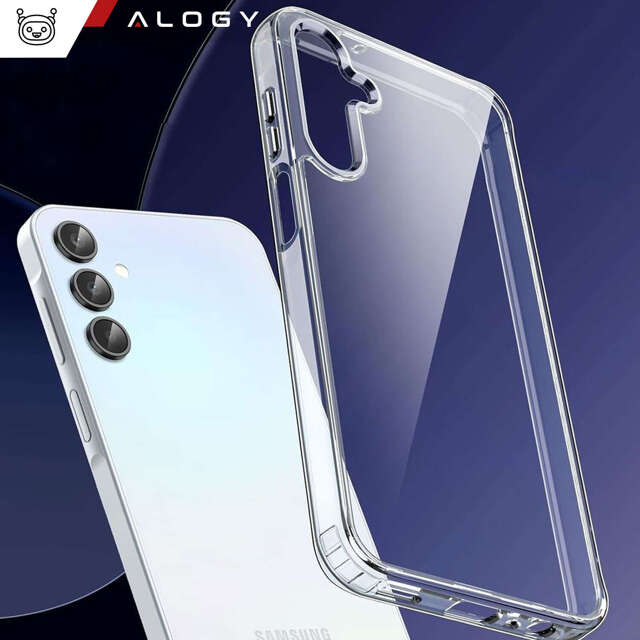 Alogy Etui do Samsung Galaxy A15 4G/5G, Galaxy A25 5G obudowa plecki futerał Hybrid Clear Case Przezroczyste